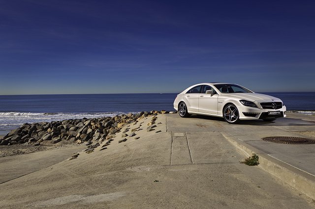 First Drive: Mercedes-Benz CLS 63 AMG. Image by Mercedes-Benz.