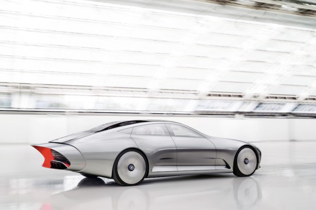 It's a Transformer! Mercedes Concept IAA can change shape. Image by Mercedes-Benz.