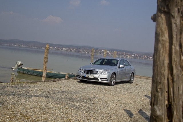 First drive: Mercedes-Benz E 300 BlueTec Hybrid. Image by Mercedes-Benz.