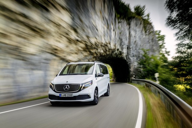 Mercedes EQV is the first premium electric MPV. Image by Mercedes AG.