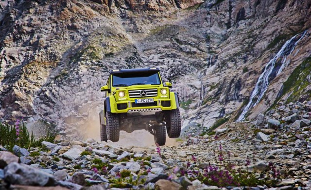 First drive: Mercedes-Benz G 500 4x4. Image by Mercedes-Benz.