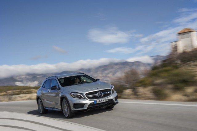 First drive: Mercedes-Benz GLA 45 AMG. Image by Mercedes-Benz.