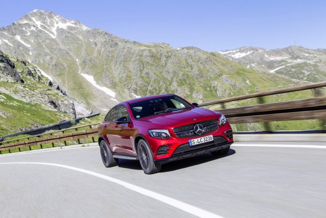 First drive: Mercedes-Benz GLC Coupe. Image by Mercedes-Benz.