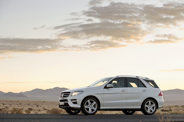 Mercedes-Benz ML goes big and green. Image by Mercedes-Benz.