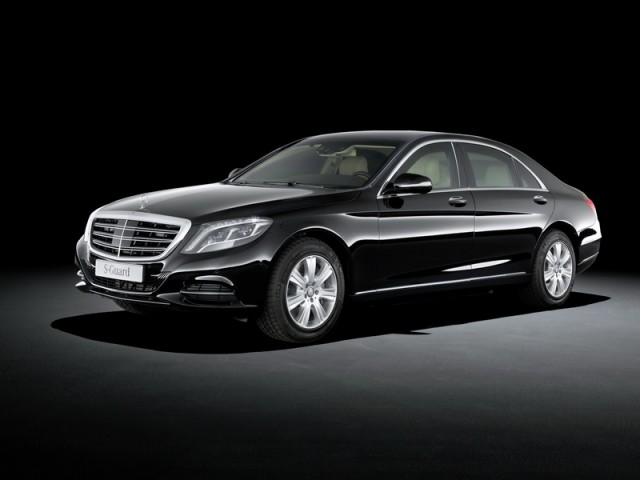 Merc launches armoured S-Class. Image by Mercedes-Benz.