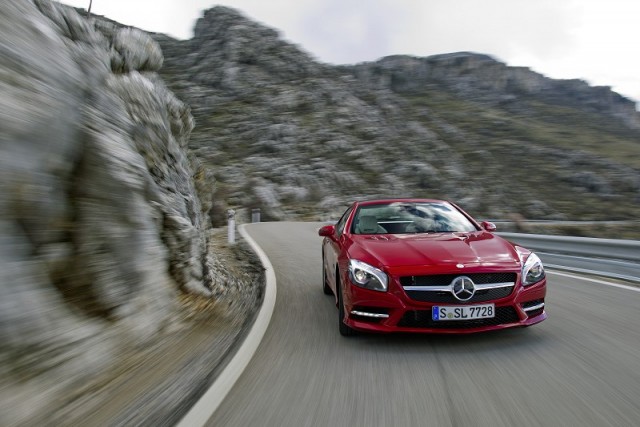 First drive: Mercedes-Benz SL. Image by Mercedes-Benz.