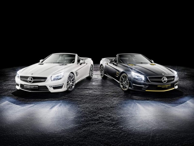 Mercedes pops the F1 cork with SL specials. Image by Mercedes-Benz.