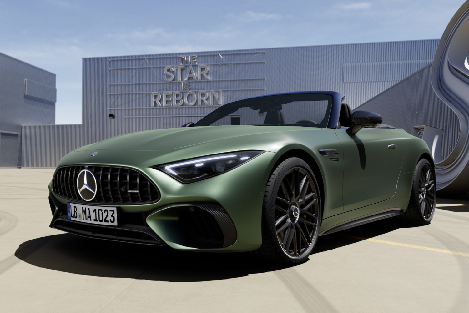 Mercedes-AMG reveals high-powered hybrid SL. Image by Mercedes-AMG.