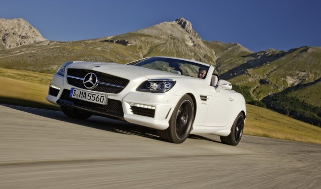 Official: Merc SLK 55 AMG. Image by Mercedes-Benz.