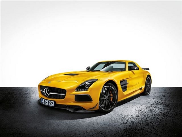 Black Series SLS AMG revealed. Image by Mercedes-Benz.