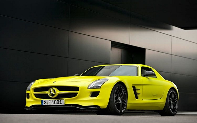 Electric SLS AMG details leak. Image by Mercedes-Benz.