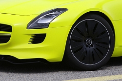 2010 Mercedes-Benz SLS AMG E-Cell prototype. Image by Mercedes-Benz.