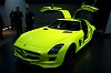 2010 Mercedes-Benz SLS AMG E-Cell prototype. Image by Headlineauto.