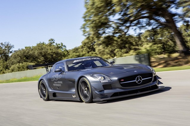Very limited edition SLS AMG racer. Image by Mercedes-Benz.