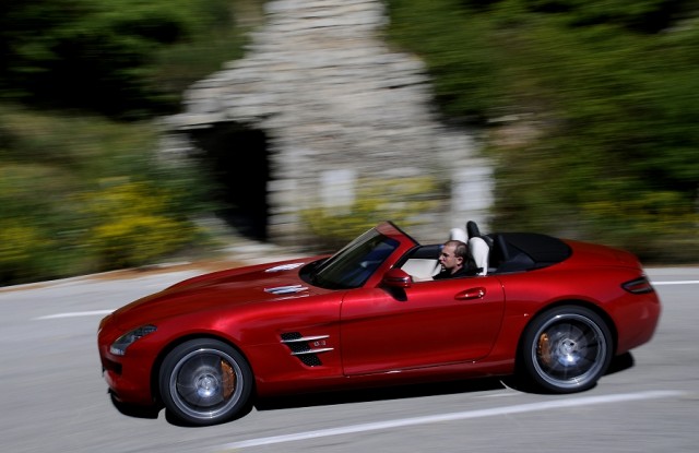 First Drive: Mercedes-Benz SLS AMG Roadster. Image by Mercedes-Benz.