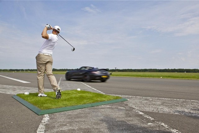 Hole in one Mercedes. Image by Mercedes-Benz.
