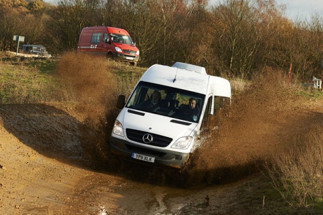 Feature drive: Mercedes-Benz Sprinter 4x4. Image by Mercedes-Benz.