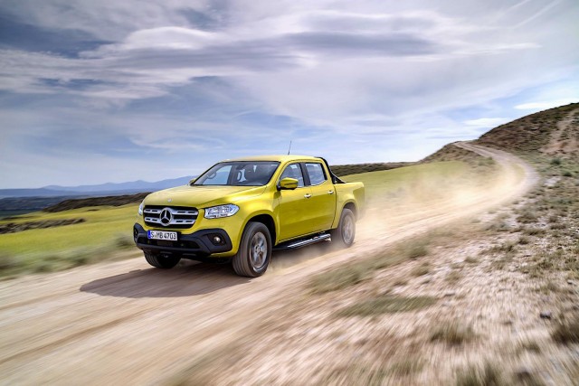 Mercedes-Benz reveals X-Class specs. Image by Mercedes-Benz.