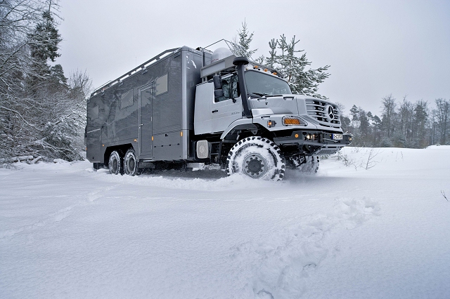 Mad Max Merc emerges. Image by Mercedes-Benz.