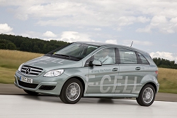 2009 Mercedes-Benz B-Class F-Cell prototype. Image by Mercedes-Benz.