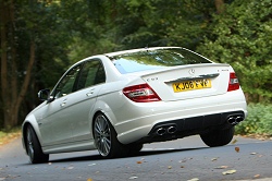 2008 Mercedes-Benz C 63 AMG. Image by Syd Wall.