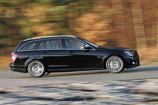 C 63 AMG for the family. Image by Mercedes-Benz.