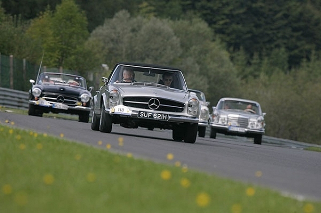 World's best Mercs on show in Surrey. Image by Mercedes-Benz.