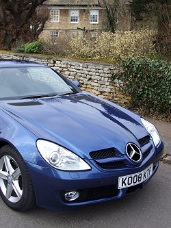 2009 Mercedes-Benz SLK. Image by Dave Jenkins.