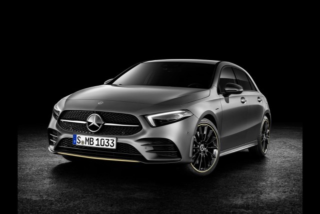 New Mercedes-Benz A-Class steps out. Image by Mercedes-Benz.