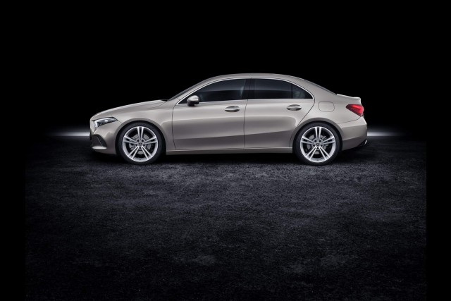 Mercedes A-Class Saloon complements CLA. Image by Mercedes-Benz.