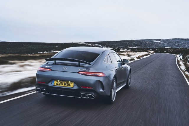 First drive: Mercedes-AMG GT four-door. Image by Mercedes UK.