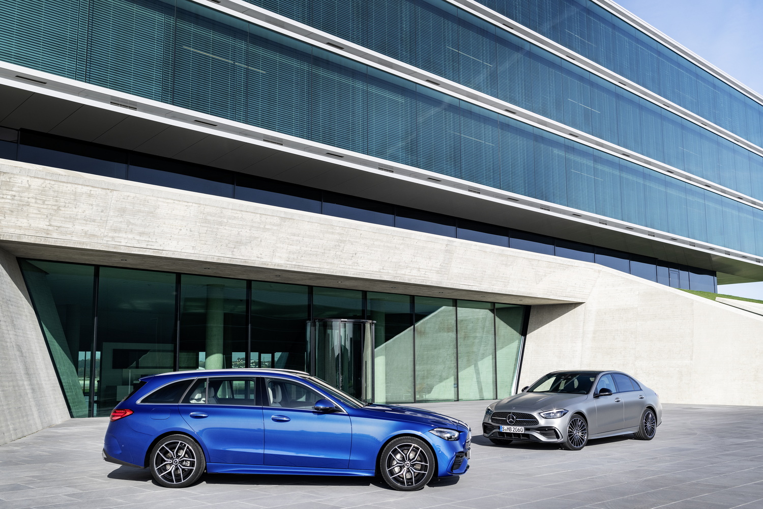 Wraps come off new Mercedes C-Class. Image by Mercedes AG.