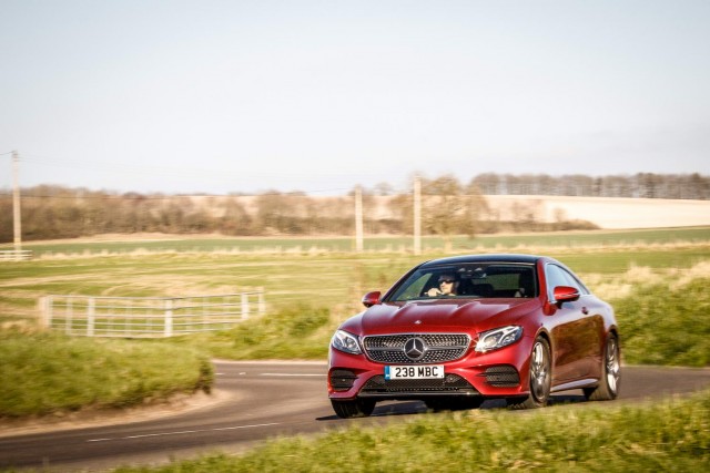 First UK Drive: Mercedes-Benz E 450 Coupe 4Matic. Image by Mercedes-Benz.