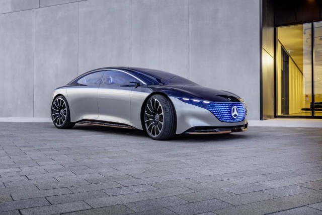 Mercedes Vision EQS: an EV S-Class. Image by Mercedes-Benz.