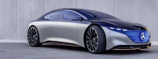 Mercedes Vision EQS: an EV S-Class. Image by Mercedes-Benz.