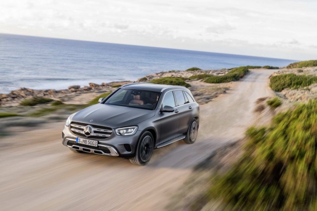 Mercedes blesses GLC with new engines and tech. Image by Mercedes-Benz.