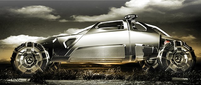 2006 Mercedes-Benz Mojave Runner concept car. Image by LA Auto Show.