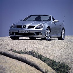 2004 Mercedes SLK. Image by DaimlerChrysler. Click here for a larger image. 2004 Mercedes SLK. Image by DaimlerChrysler.