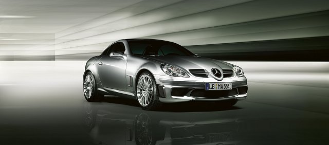 Merc makes an SLK for the track. Image by Mercedes-Benz.