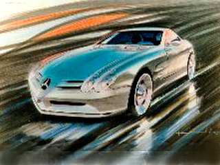 Styling closely follows historic Mercedes sports cars