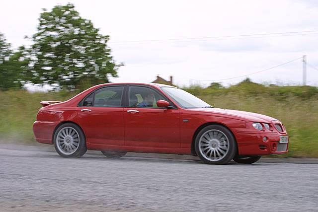 MG's ZT 190 - a driver's sports saloon. Image by Mark Sims.