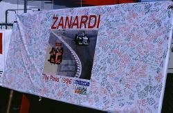 Alex Zanardi fans showed their support in the thousands. Picture by Mike Veglia.