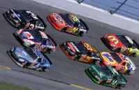 Dale Earnhardt, 2001 - his last race. Picture supplied by Ford.