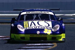 Boris Said in the 3rd placed Panoz. Picture by Mike Veglia.