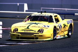 Brian Simo in the Trans Am winning Mangusta. Picture by Mike Veglia.