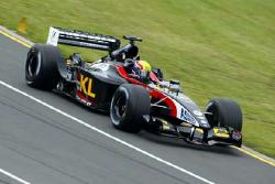 Mark Webber did himself proud, gaining points for the Minardi team on his first ever F1 race, and on home turf. Image by Minardi. Click here for a larger image.