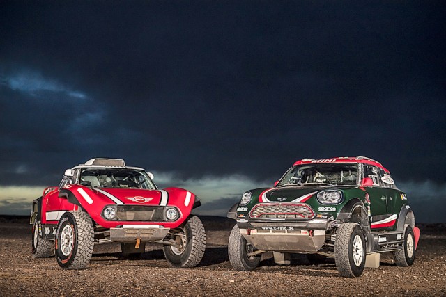 MINI Buggy aiming for Dakar 2018 win. Image by MINI.