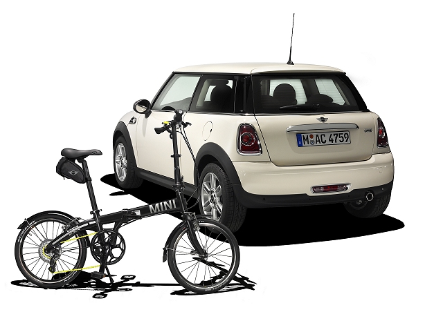 MINI takes to two wheels. Image by MINI.