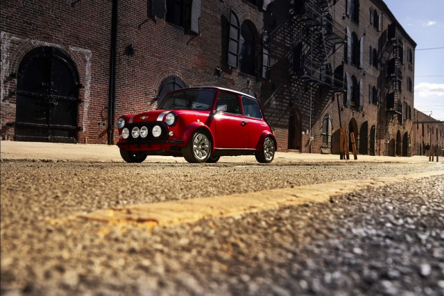 All-electric original Mini for New York show. Image by MINI.