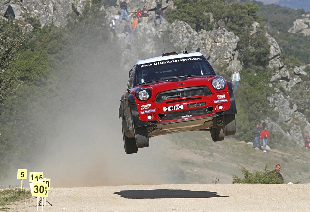 WRC MINI runs at Goodwood. Image by MINI.